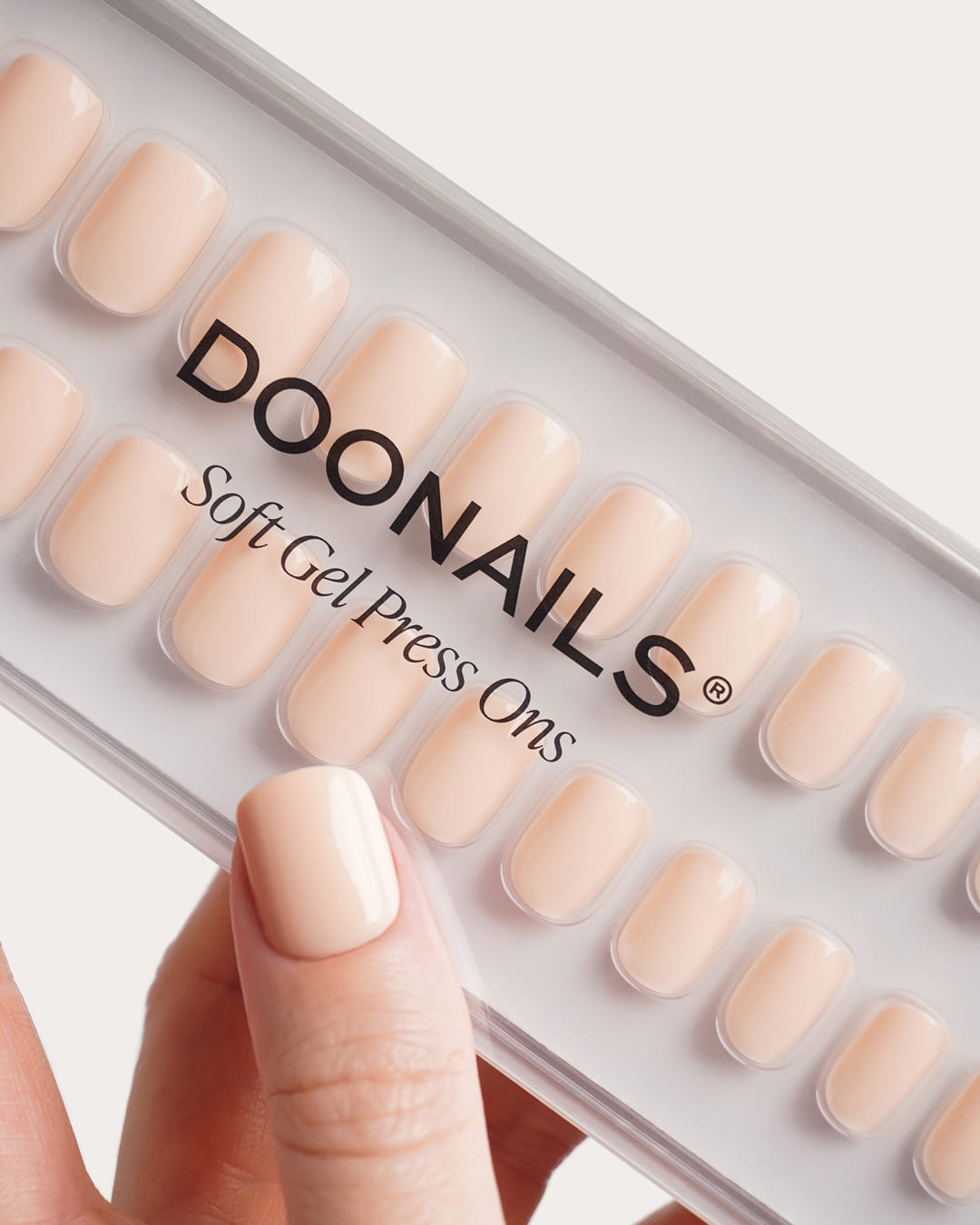 Cheesecake Extra Short Square Soft Gel Press Ons