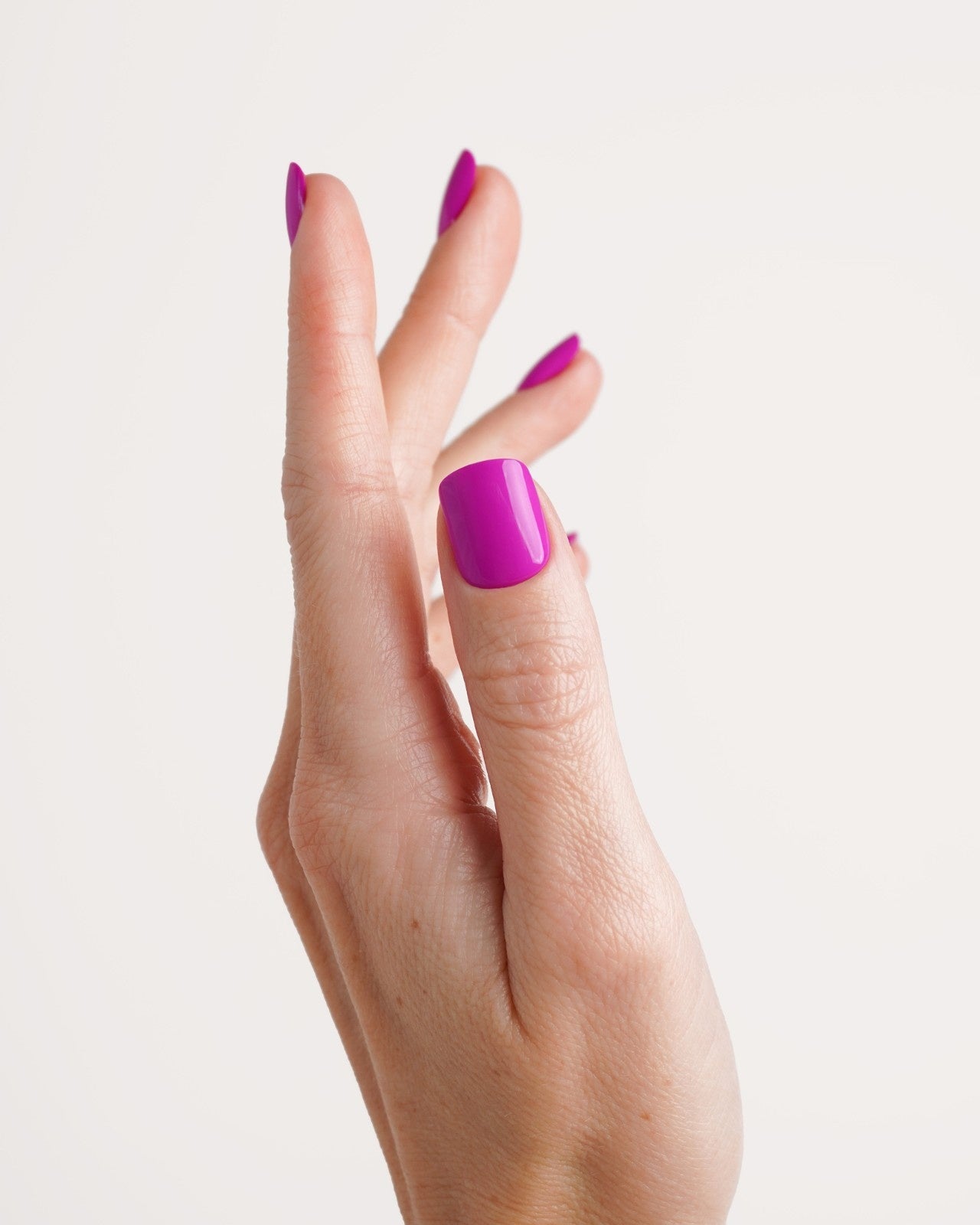 Dragonfruit Extra Short Square Soft Gel Press Ons