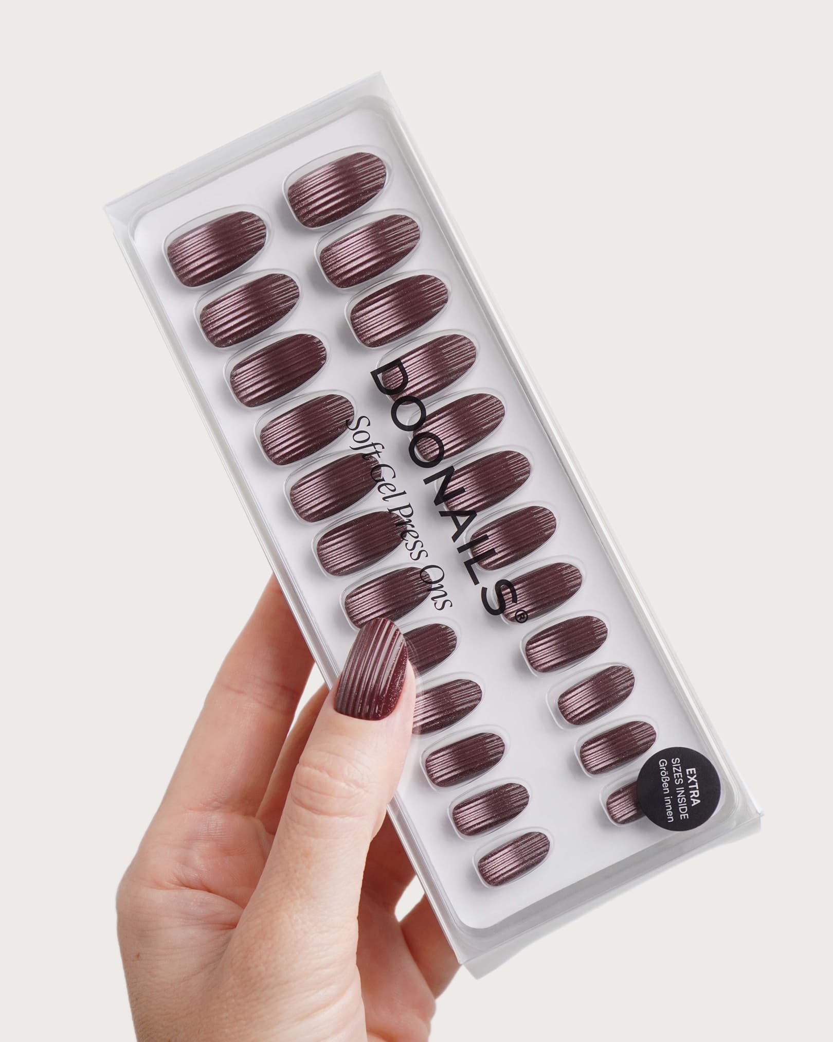 Espresso Martini Medium Round Soft Gel Press Ons