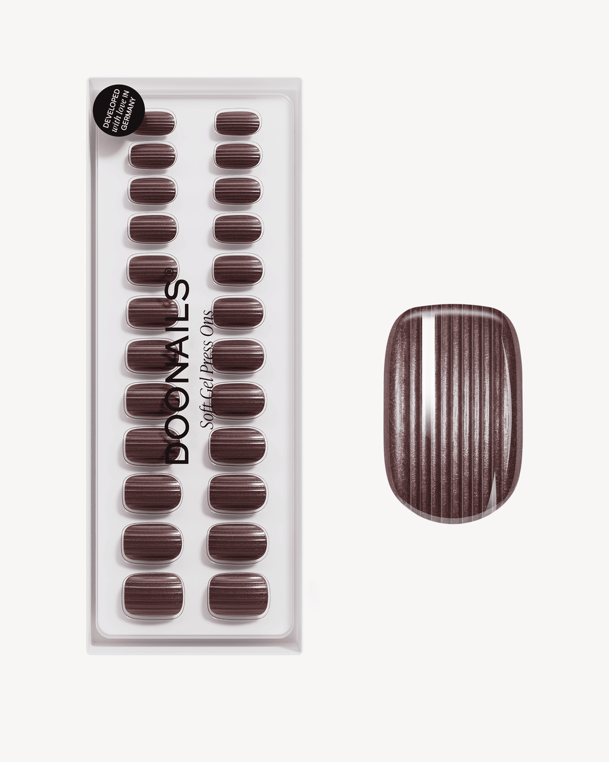 Espresso Martini Short Square Soft Gel Press Ons