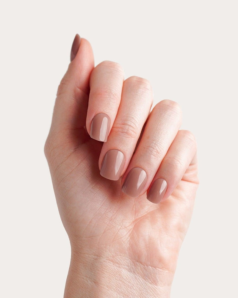 Espresso Extra Short Square Soft Gel Press Ons - Doonails