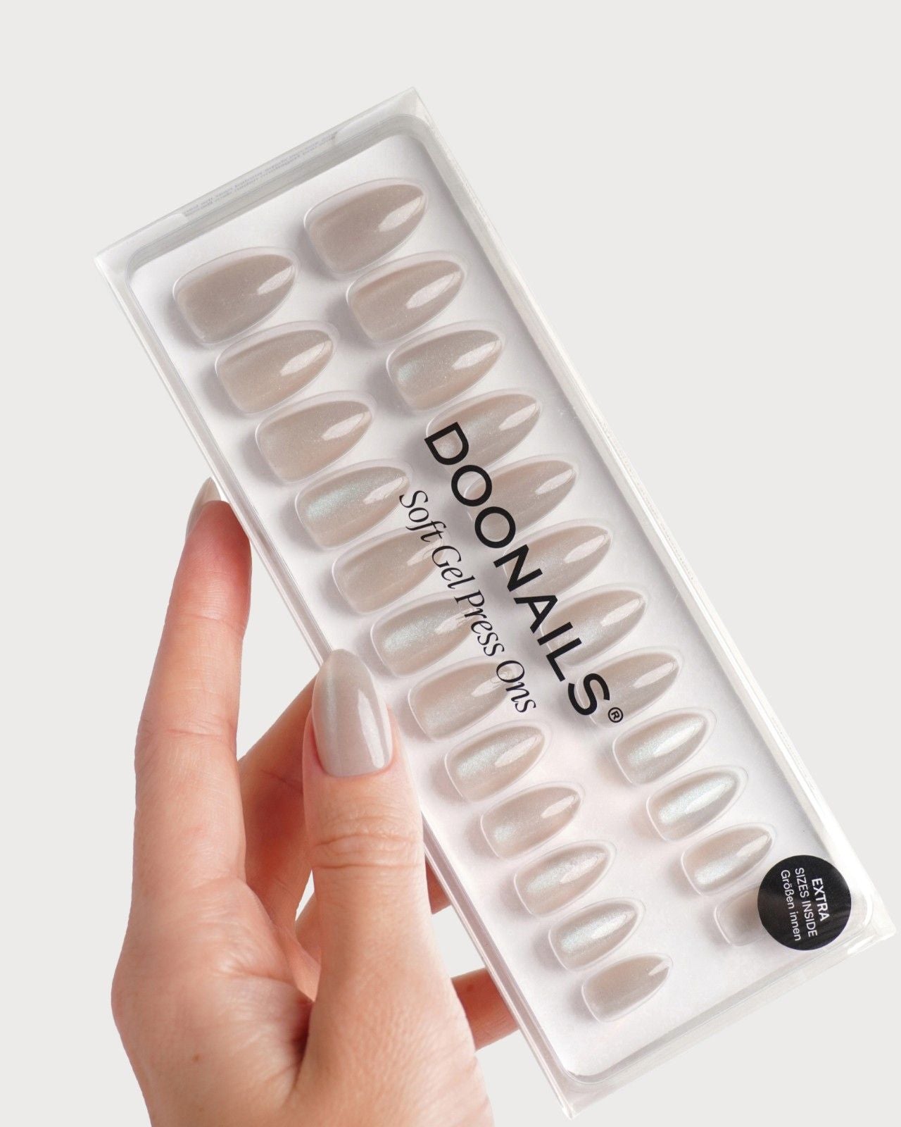 Frosty Cat Eye Soft Gel Press Ons