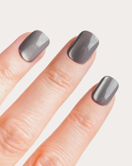 Glass Grey Cat Eye