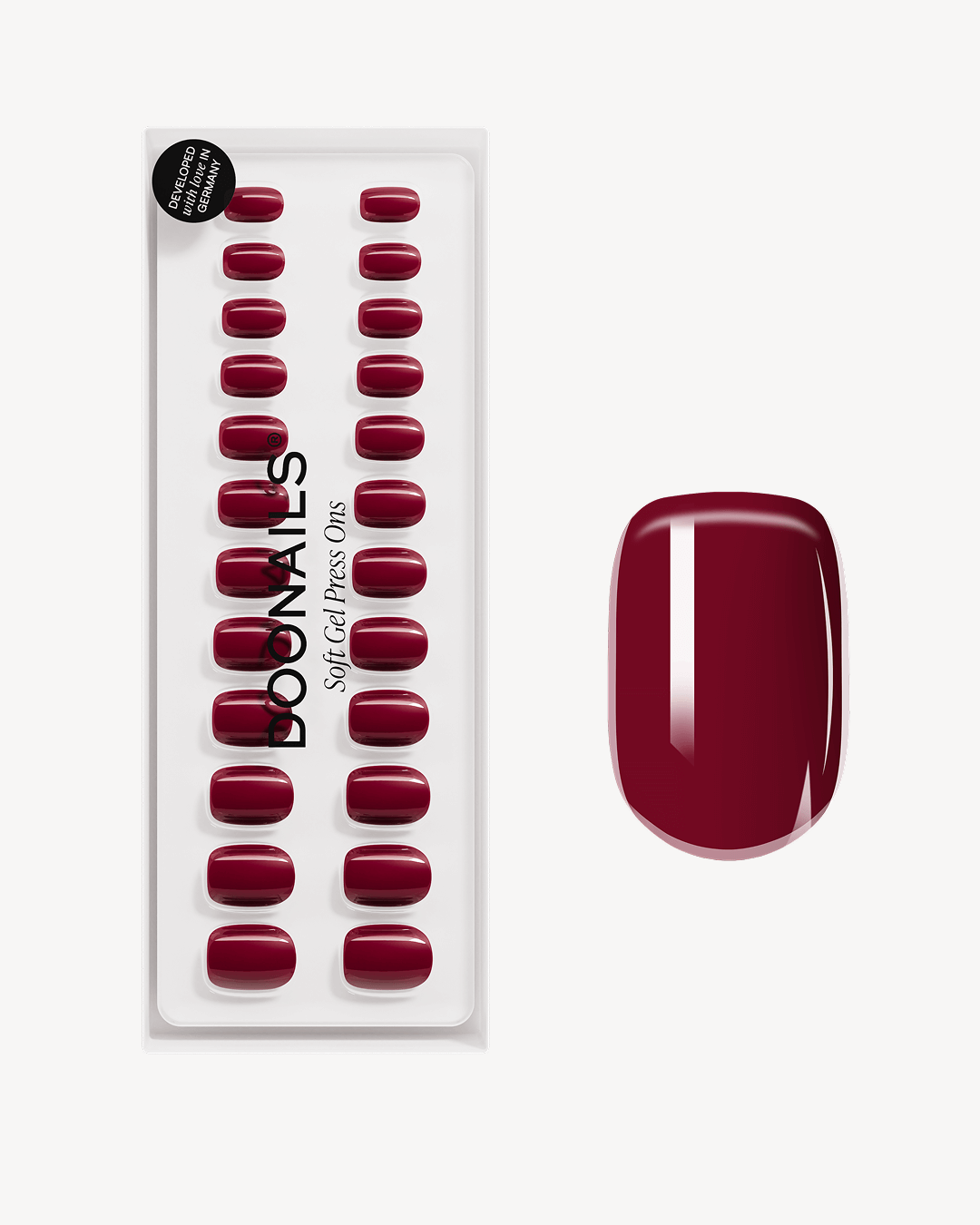 Love Paris Extra Short Square Soft Gel Press Ons