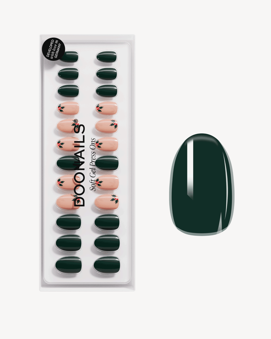 Mistletoe Kiss Limited Edition Soft Gel Press Ons