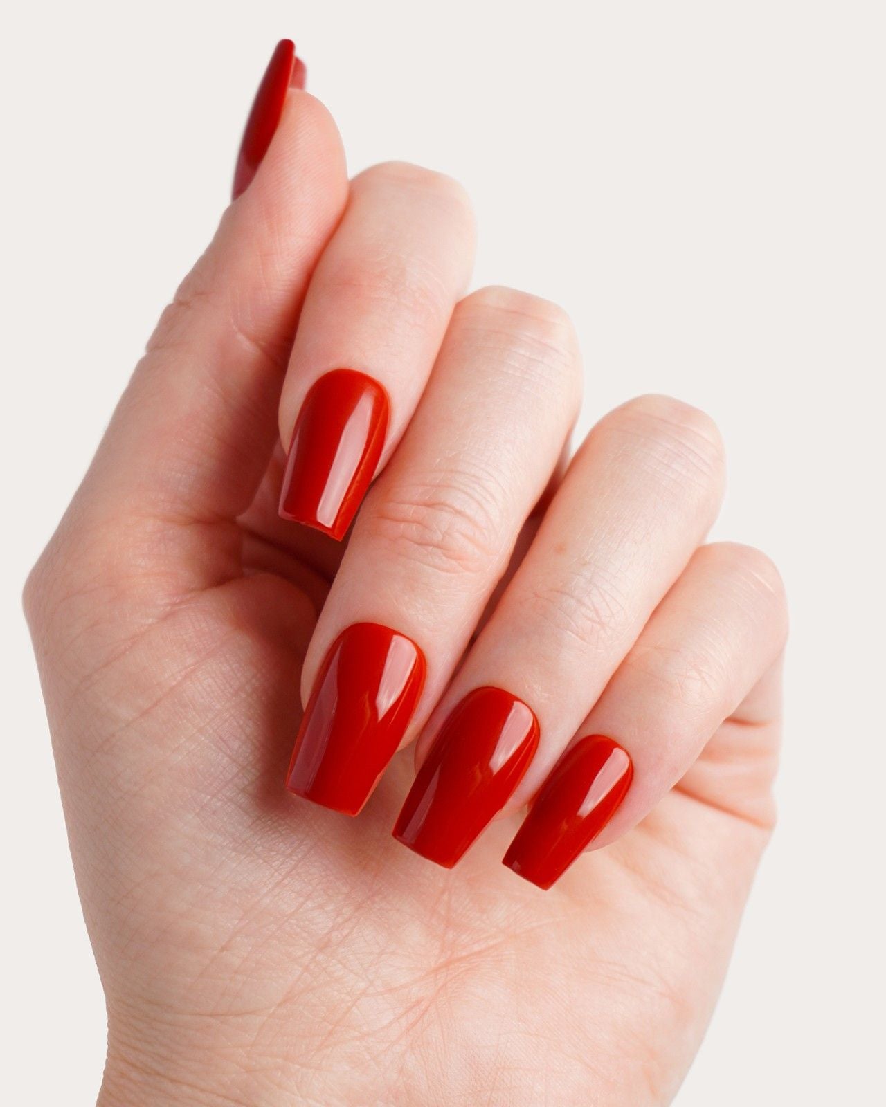 Rote Mon Cheri Soft Gel Press Ons 