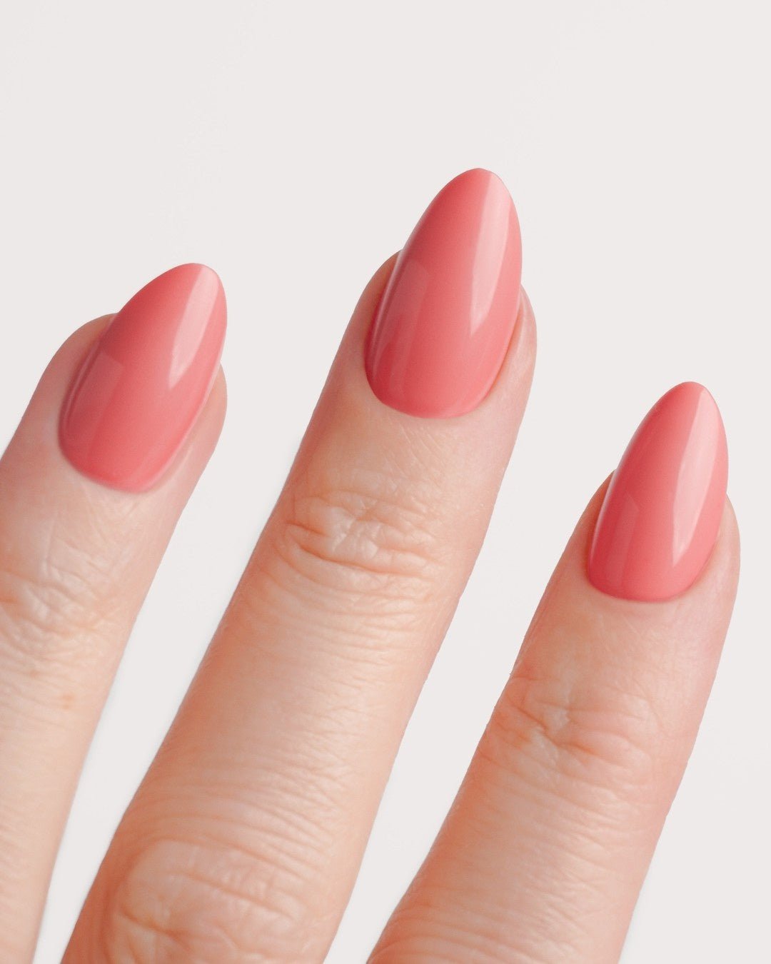 Peach Please Short Almond Soft Gel Press Ons - Doonails