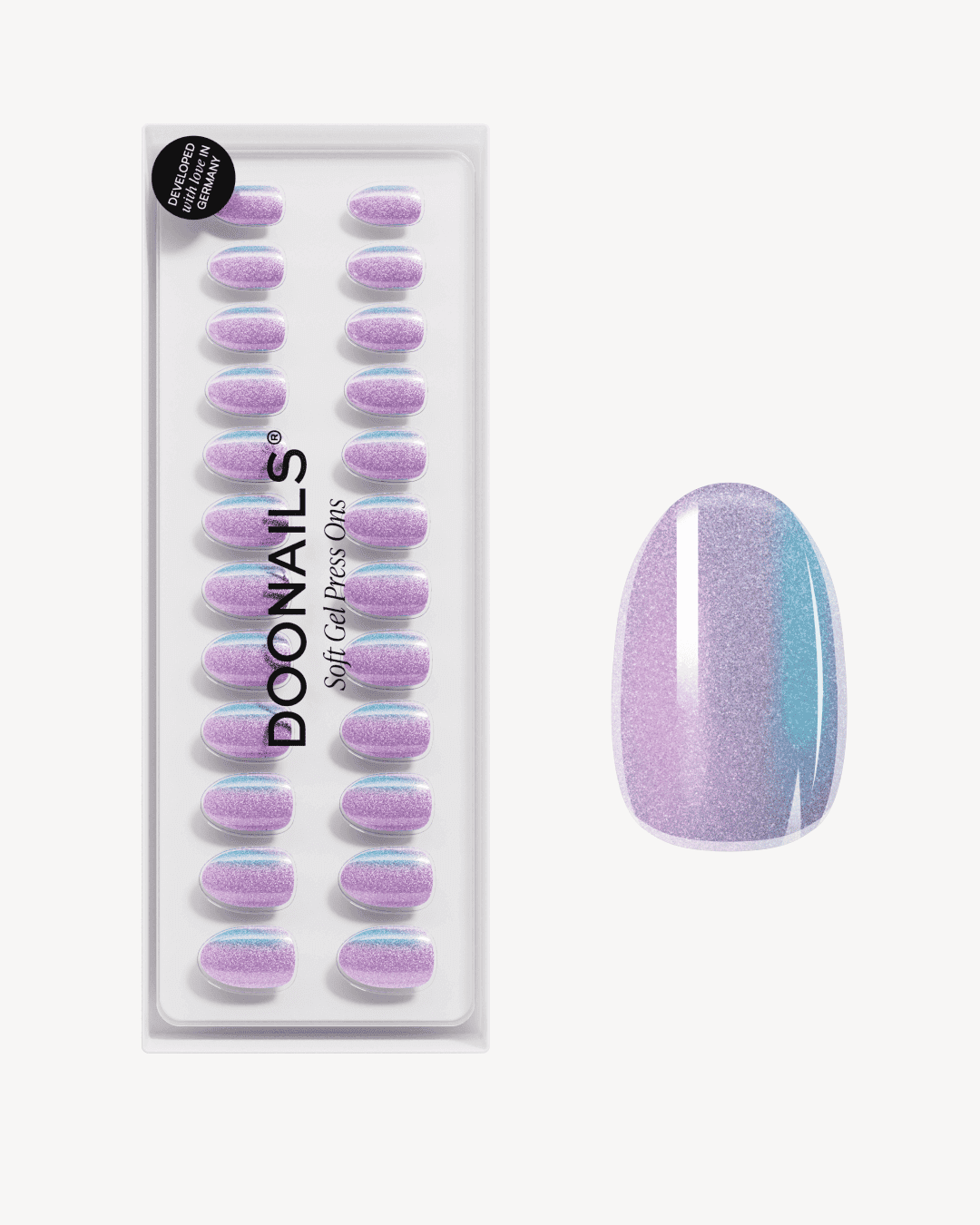9. Limited Edition Sea Shell Short Round Soft Gel Press Ons