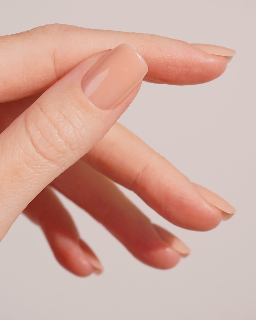 Latte Short Square Soft Gel Press Ons - Doonails