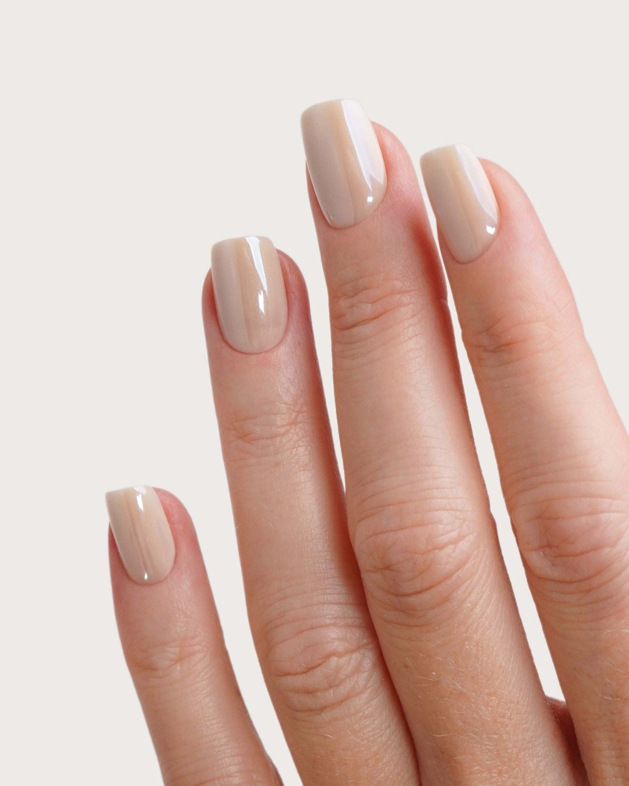 Toffee Short Square Soft Gel Press Ons