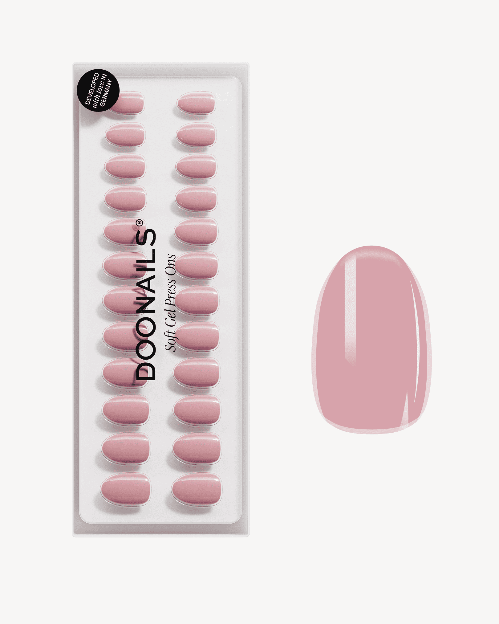 Valentine Crush Short Round Soft Gel Press Ons