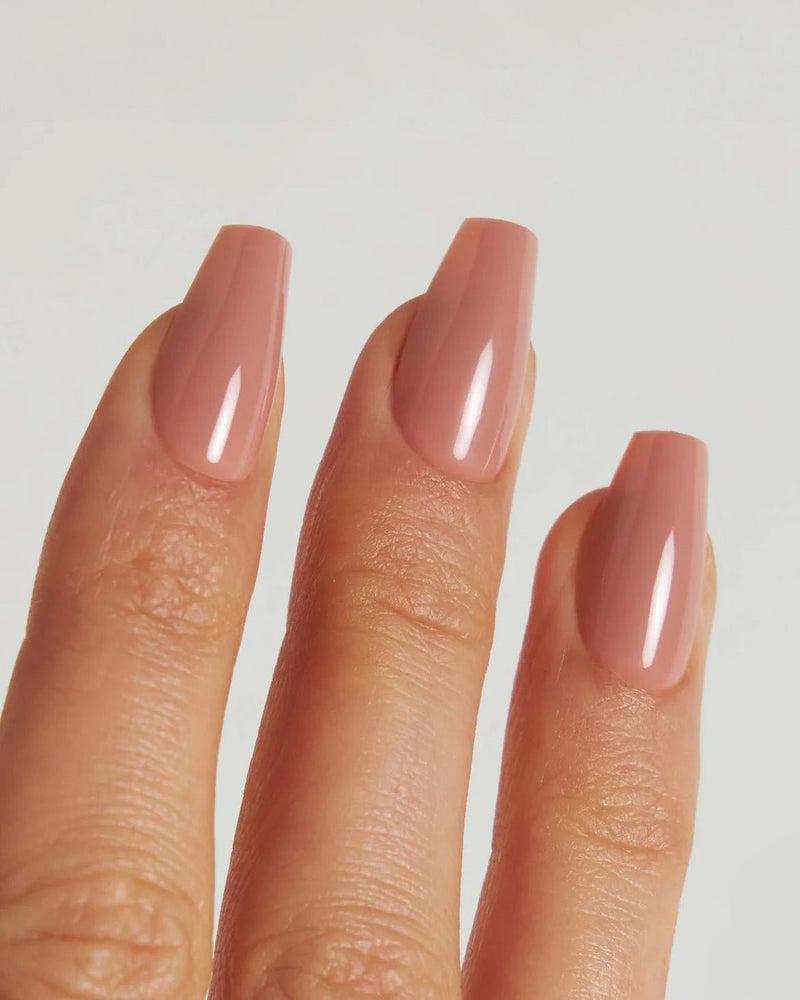 Espresso Short Coffin Soft Gel Press Ons - Doonails