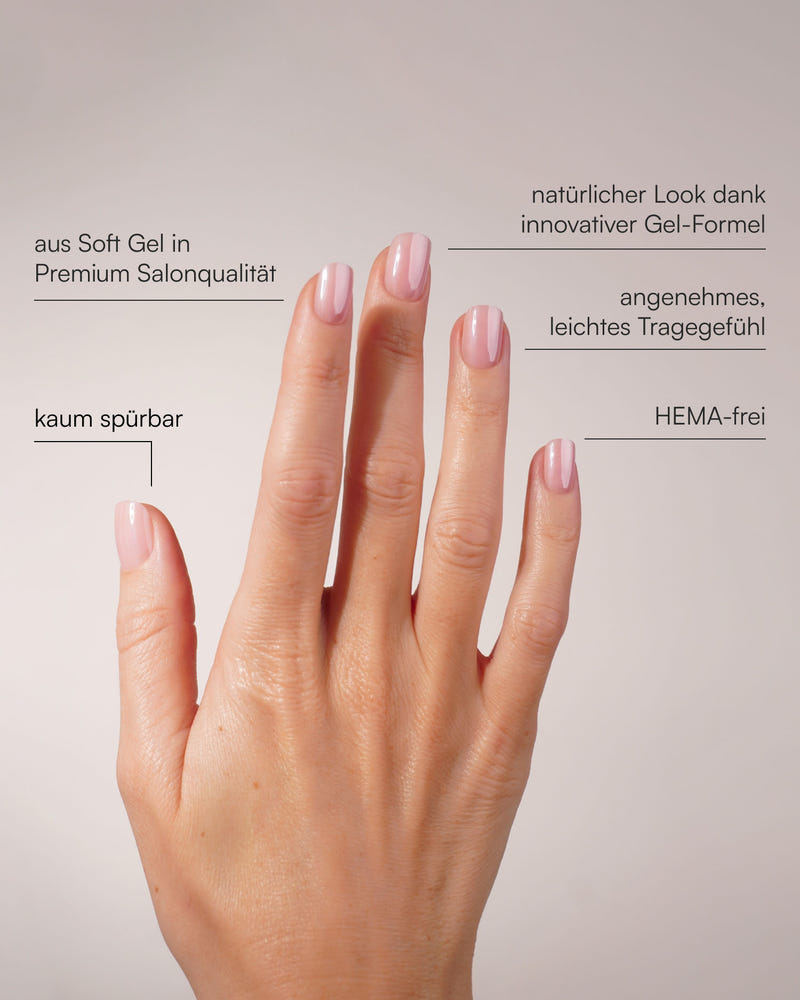 Jetset Extra Short Square Soft Gel Press Ons - Doonails
