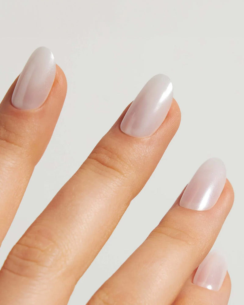 Milkshake Medium Round Soft Gel Press Ons - Doonails