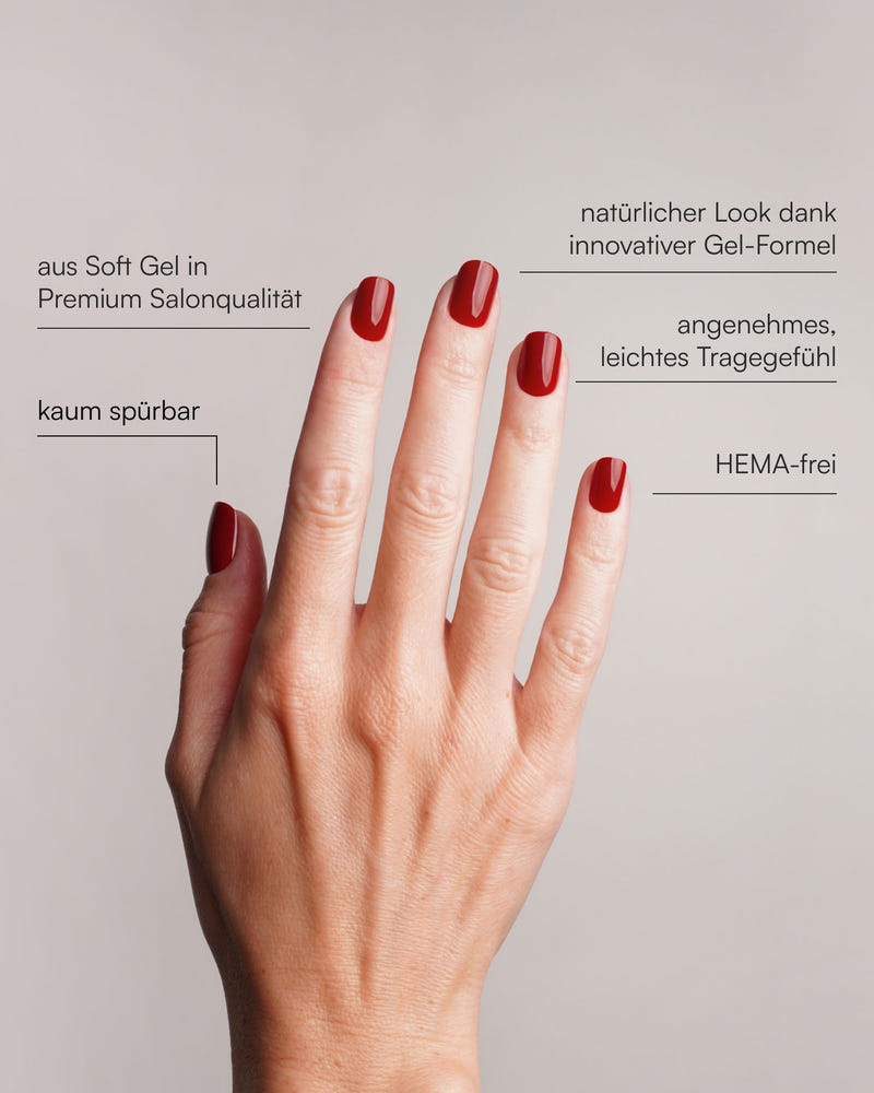 Mon Cheri Extra Short Square Soft Gel Press Ons - Doonails