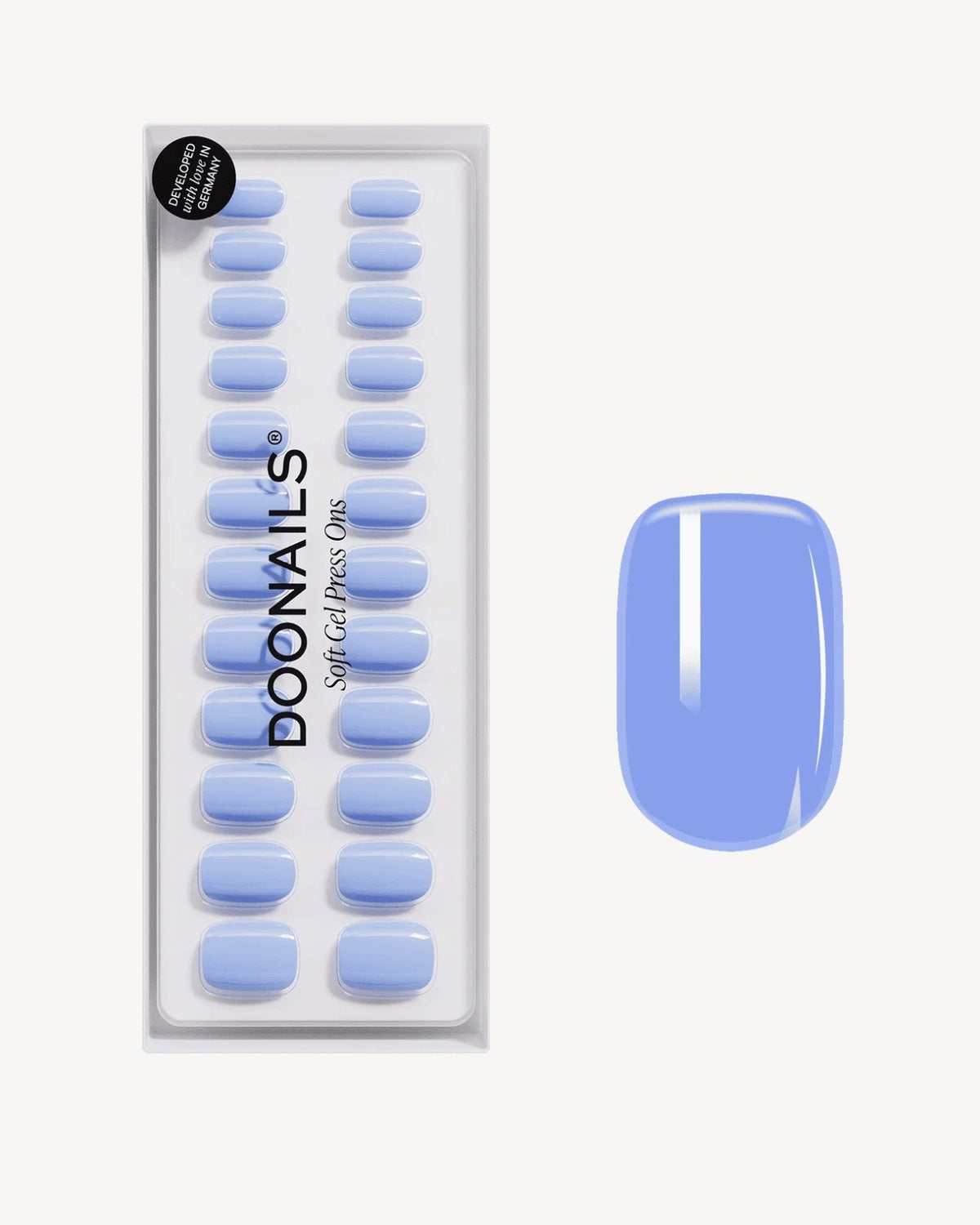 Paradise Short Square Soft Gel Press Ons - Doonails