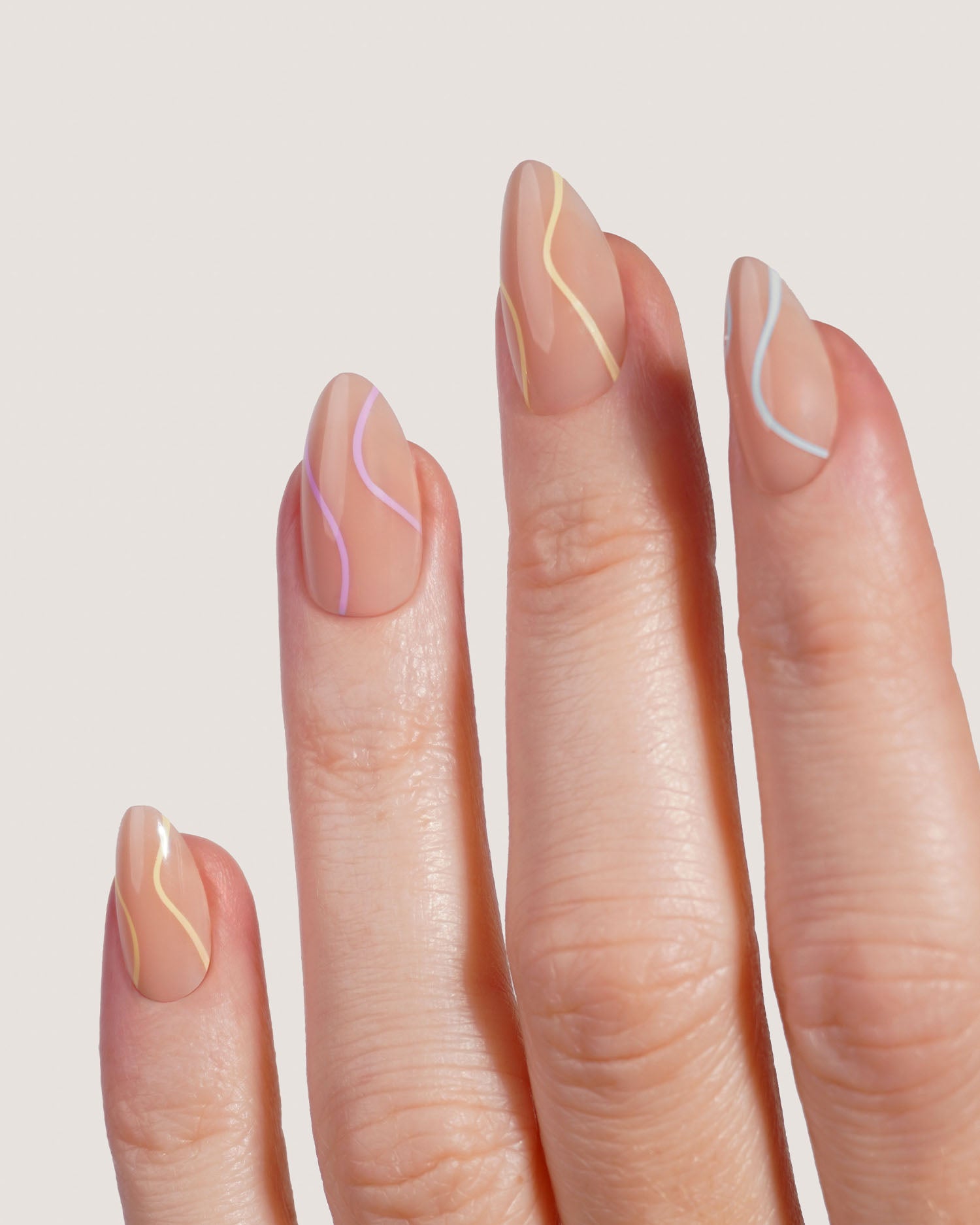 Pastel Spring Set - Short Almond Soft Gel Press Ons