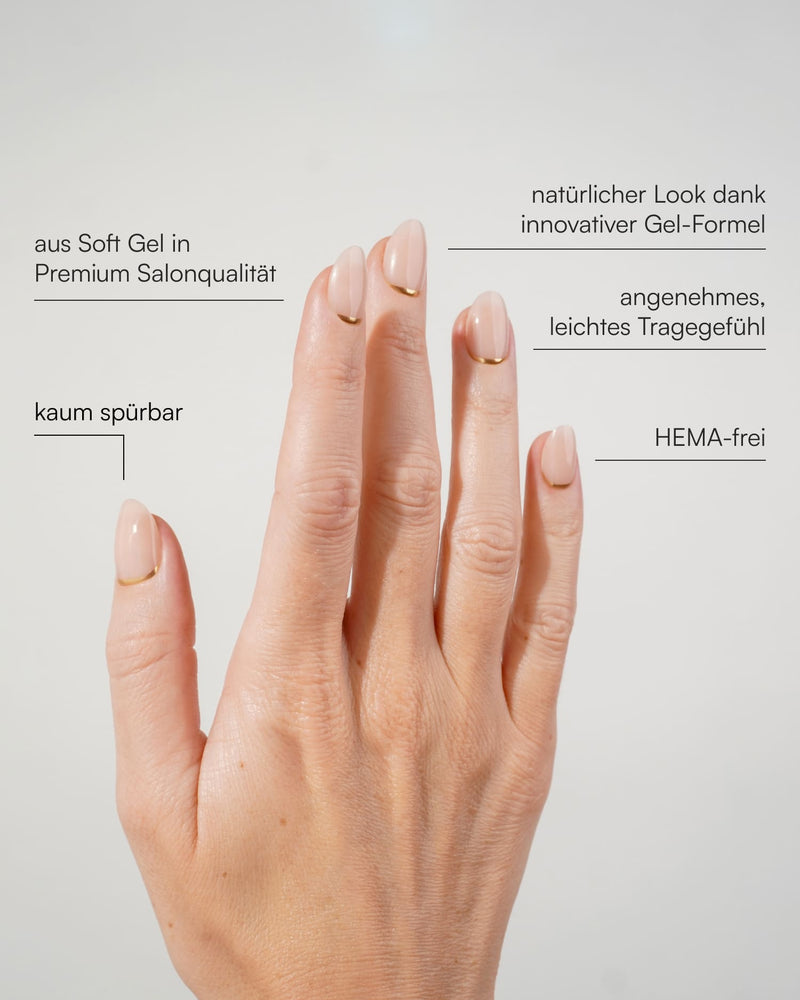Popcorn Short Round Soft Gel Press Ons - Doonails