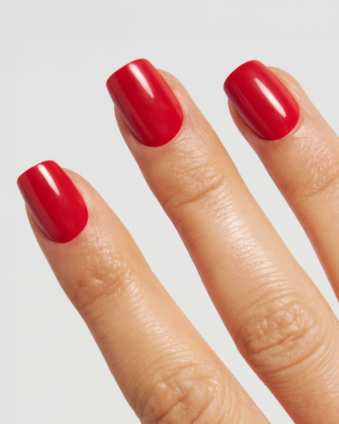 Rose Red Short Square Soft Gel Press Ons - Doonails