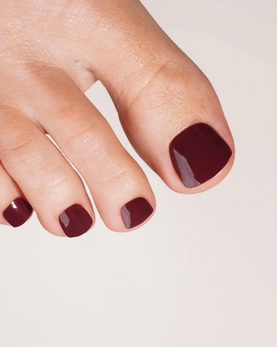 Plum Purple Pediküre UV Gel Strips