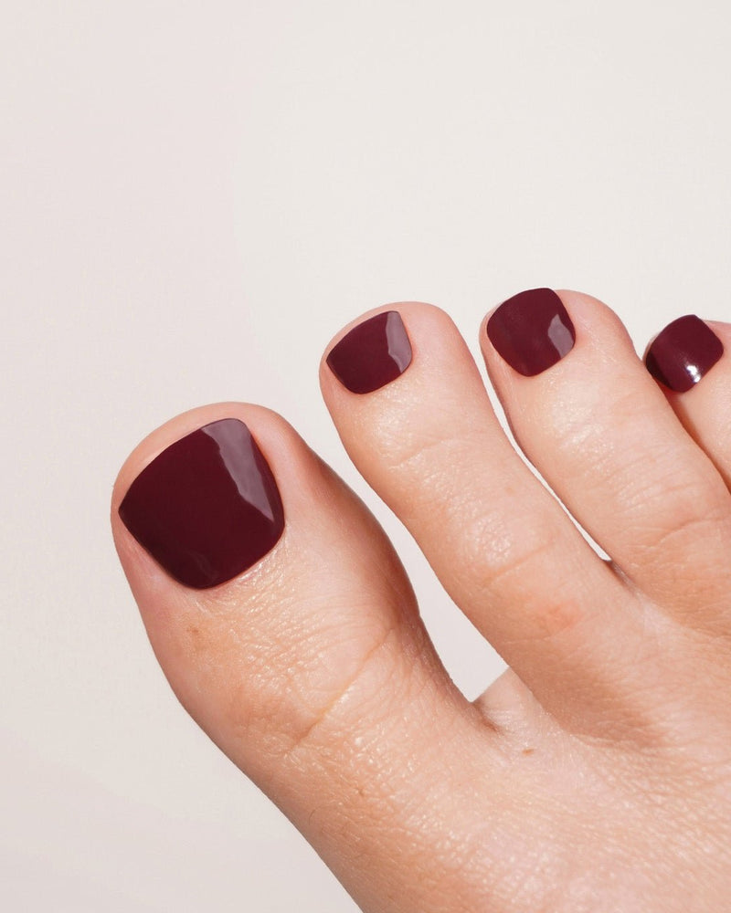 Plum Purple Pediküre Gel Strips - Doonails