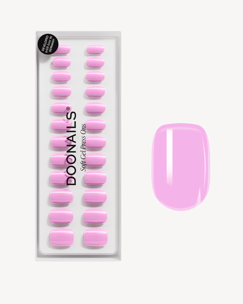Barbie Girl Extra Short Square Soft Gel Press Ons - Doonails