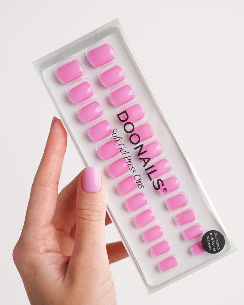 Barbie Girl Extra Short Square Soft Gel Press Ons - Doonails