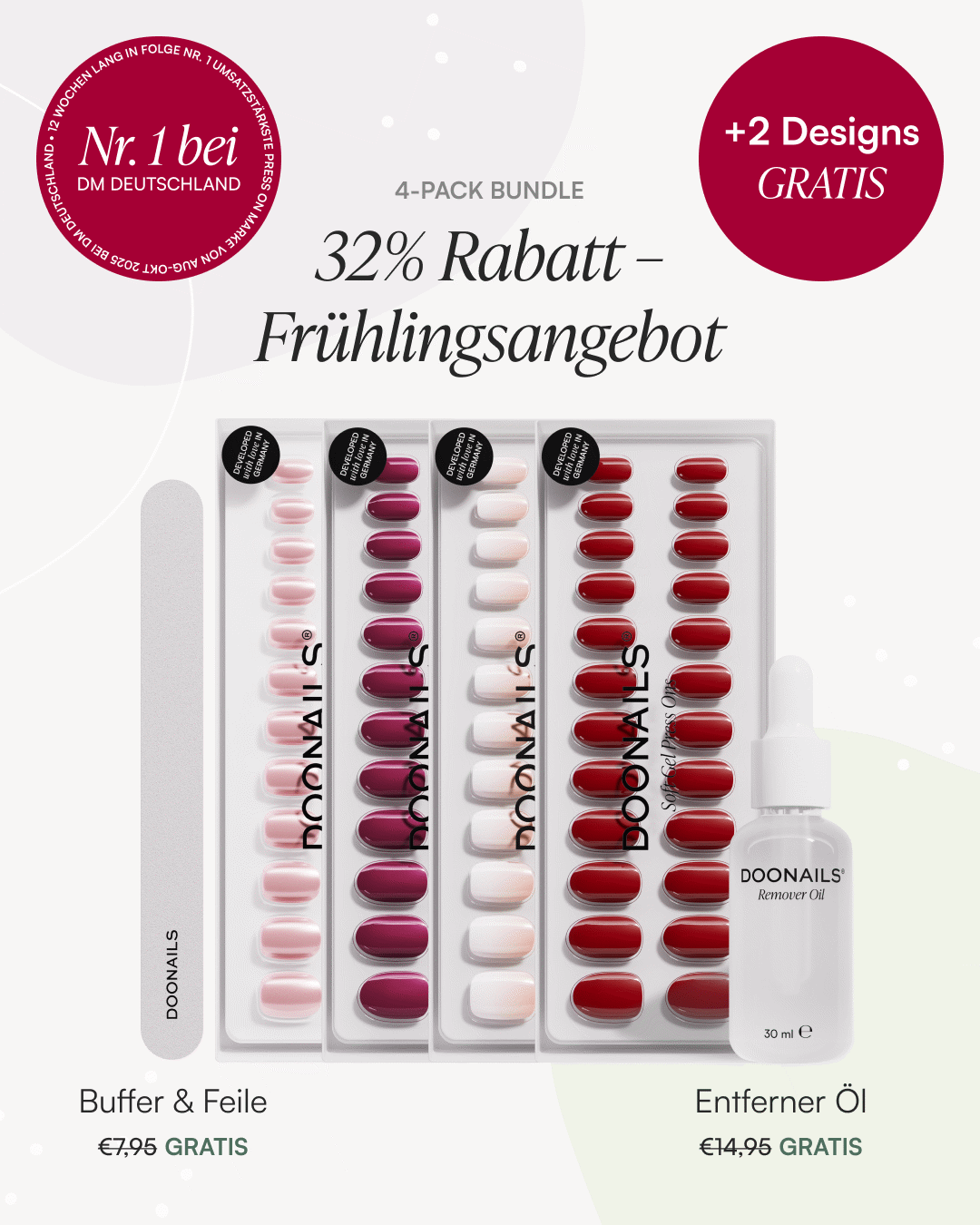 Frühling Starter Set - Soft Gel Press Ons