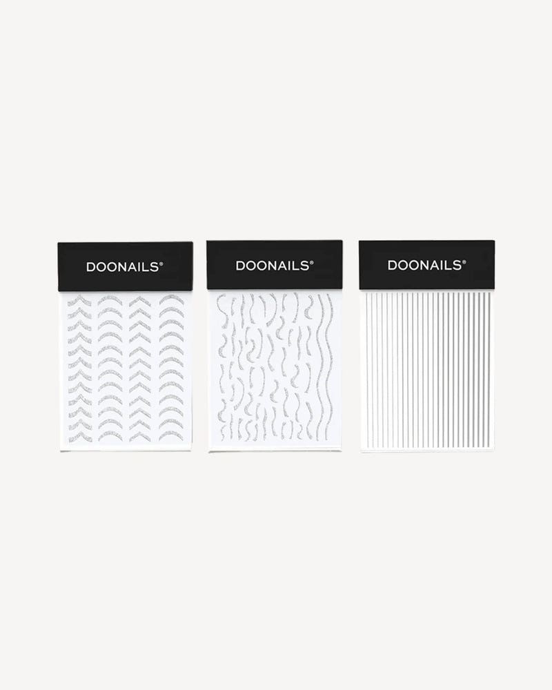 Nagelsticker Bundle – Silver Edition - Doonails