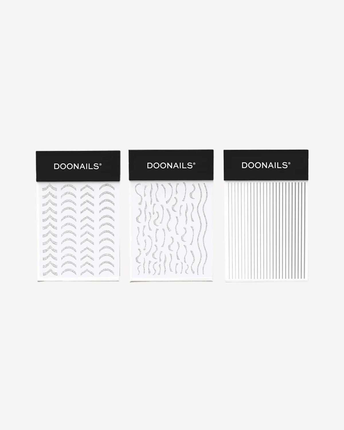 Nagelsticker Bundle – Silver Edition