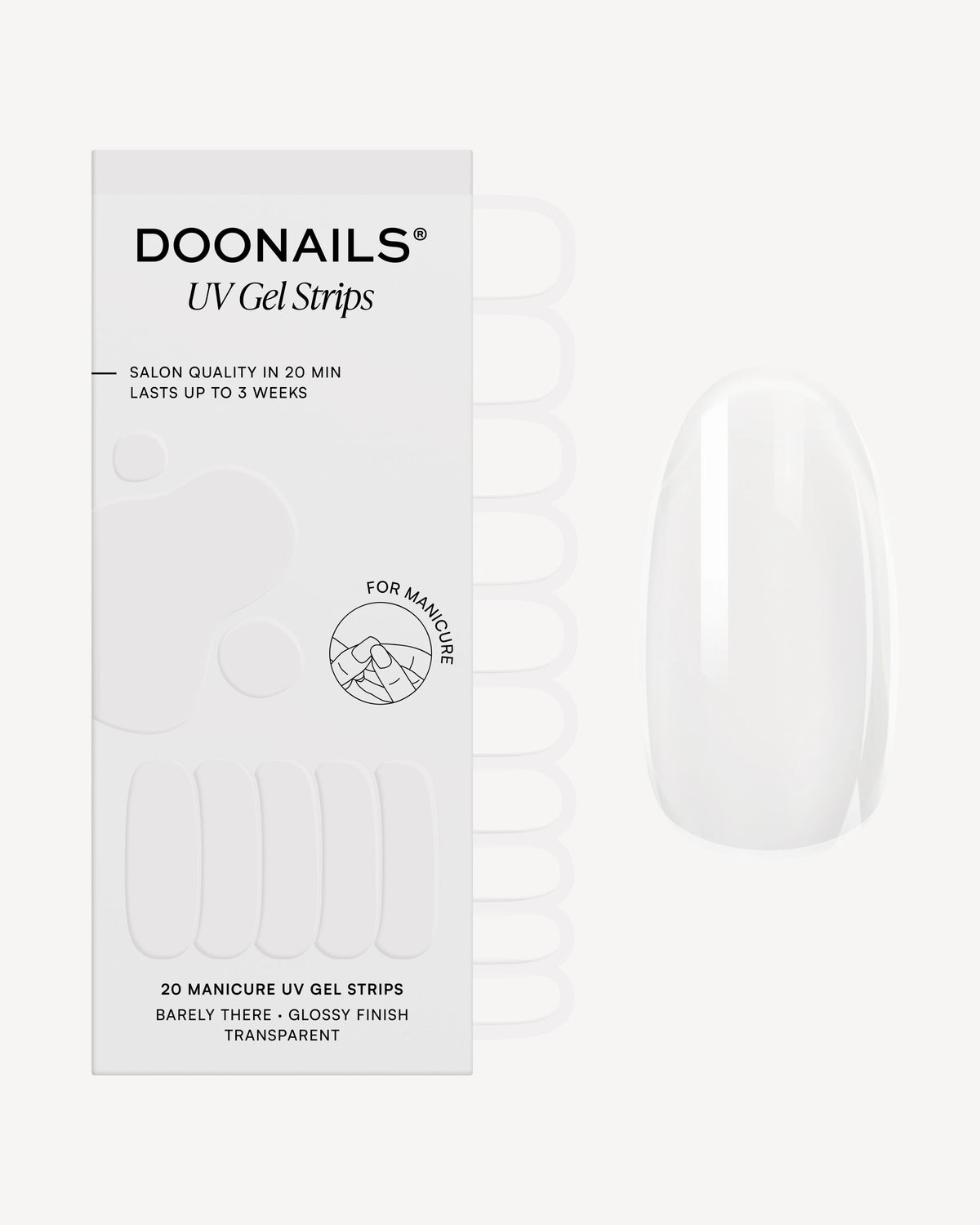 Barely There UV Gel Strips