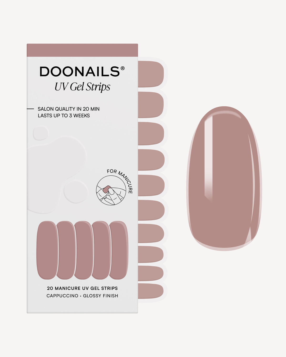 Cappuccino UV Gel Strips