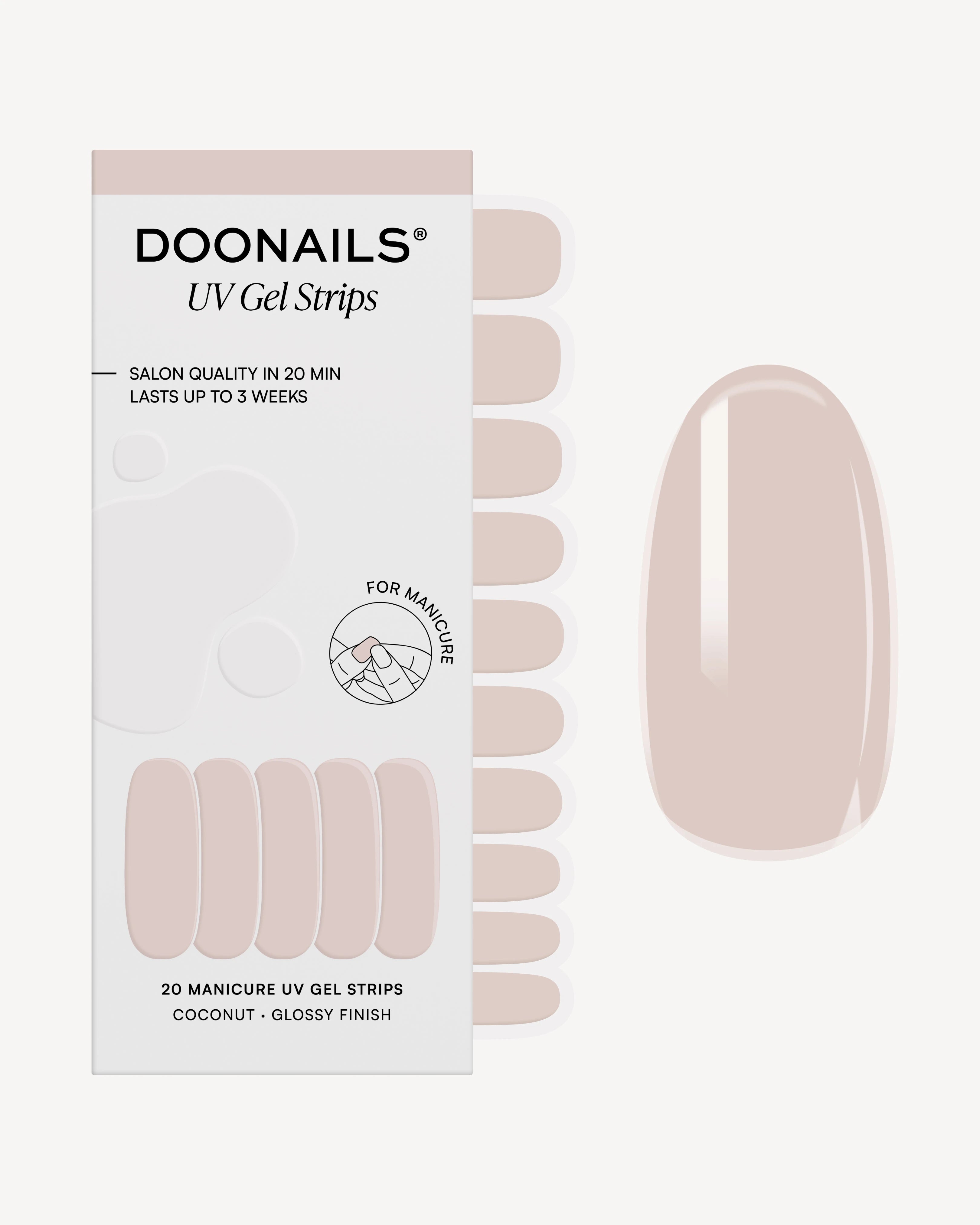 Coconut UV Gel Strips