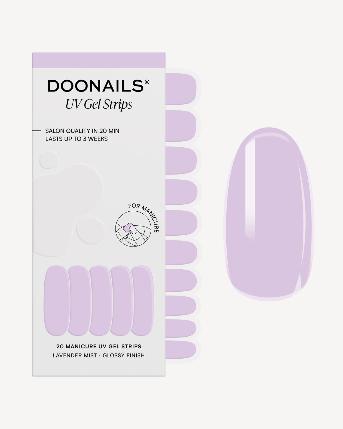 Lavender Mist UV Gel Strips