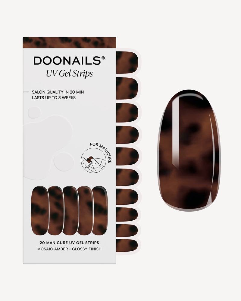 Mosaic Amber UV Gel Strips