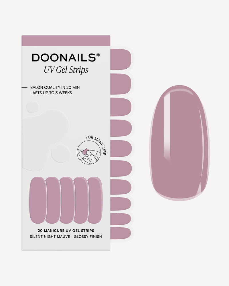 Silent Night Mauve UV Gel Strips