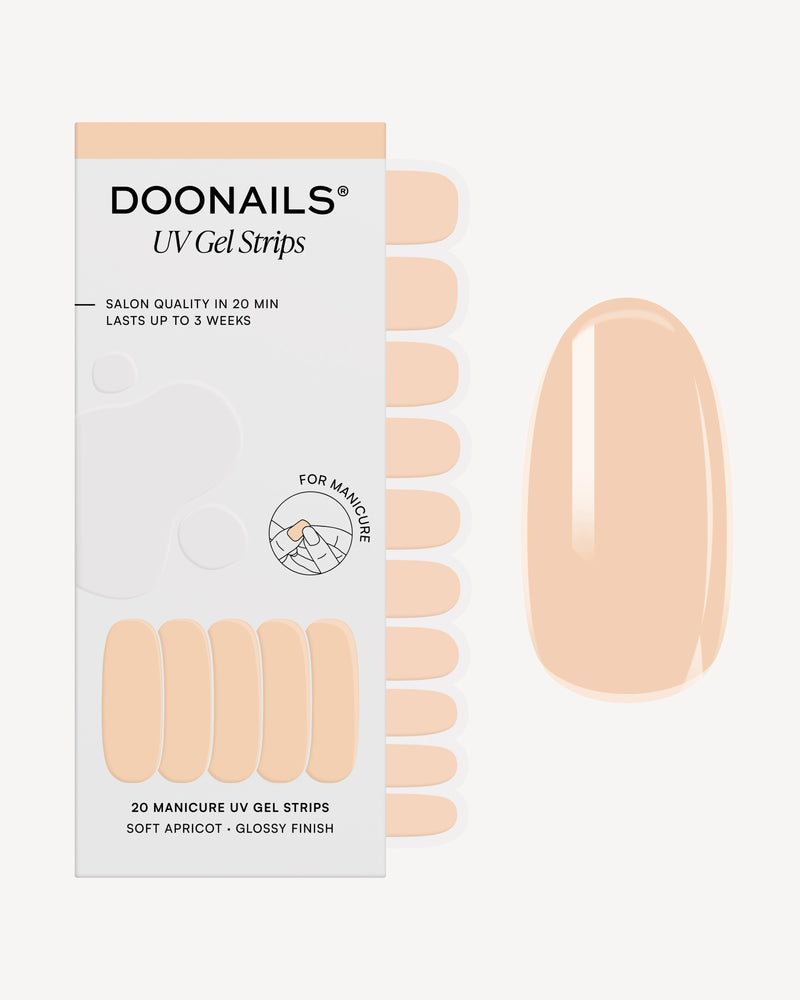 Soft Apricot UV Gel Strips