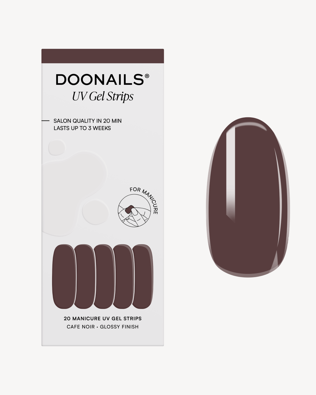 Cafe Noir Gel Strips