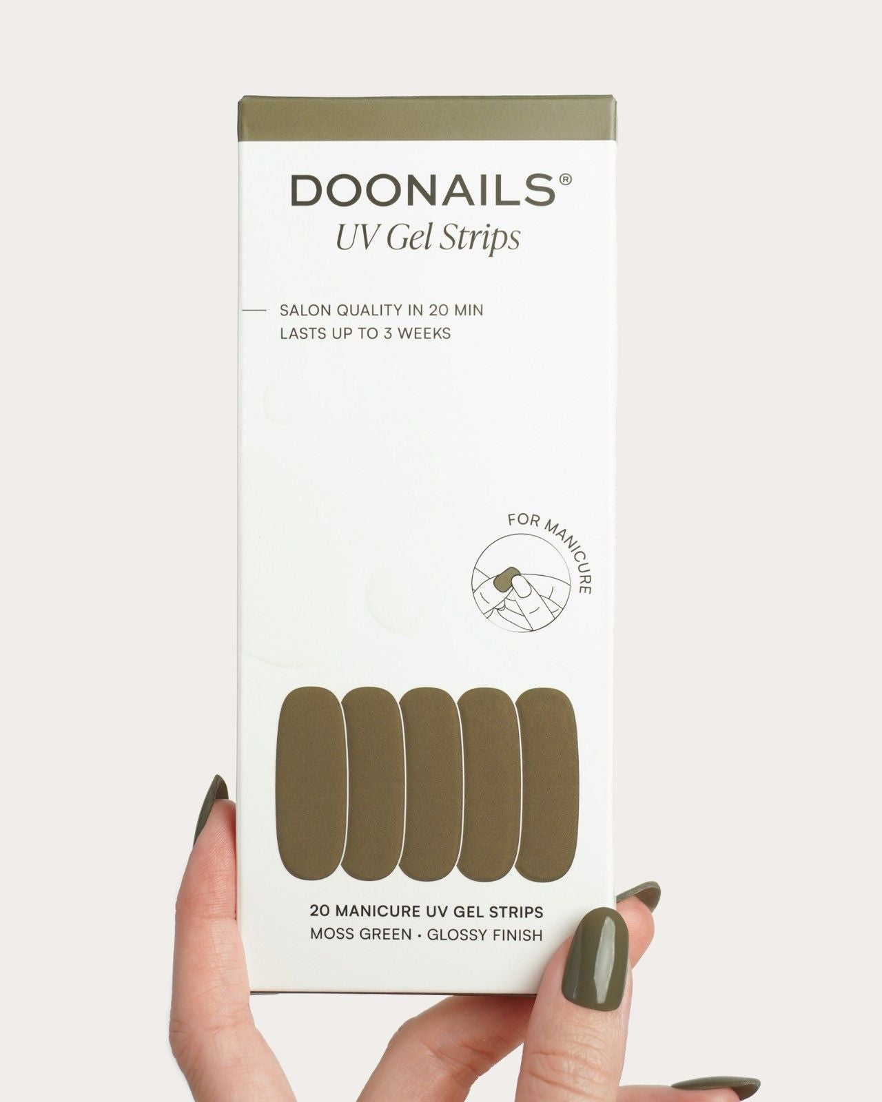 Moss Green Gel Strips
