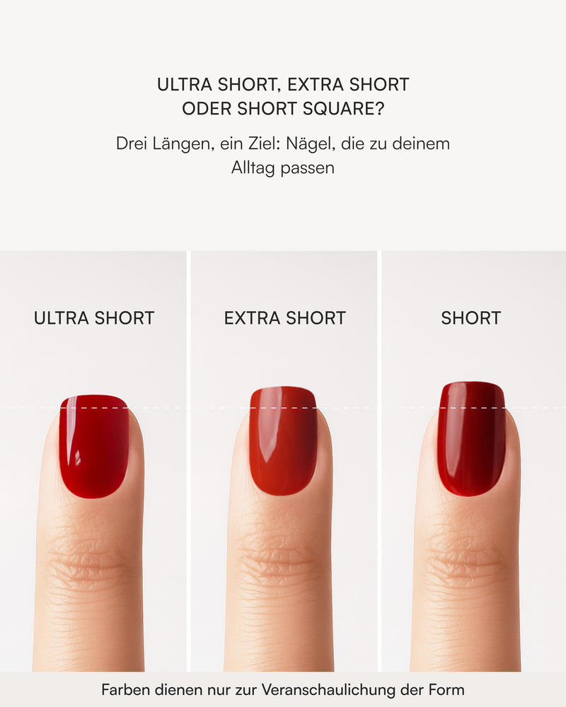 Love Paris Ultra Short Square Soft Gel Press Ons