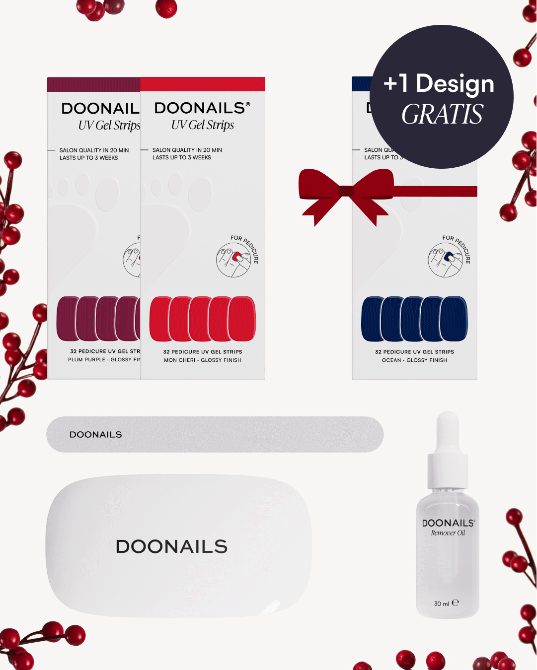 Winter Pediküre Starter Set - Gel Strips