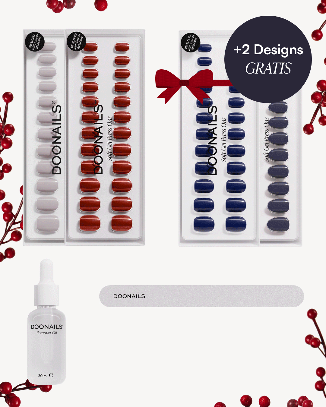 Black Month Starter Set - Soft Gel Press Ons