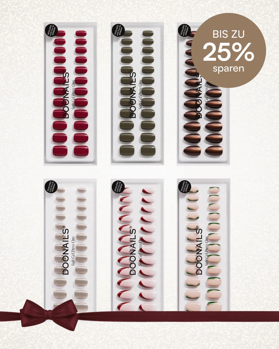 Farben Spar-Bundle - Soft Gel Press Ons