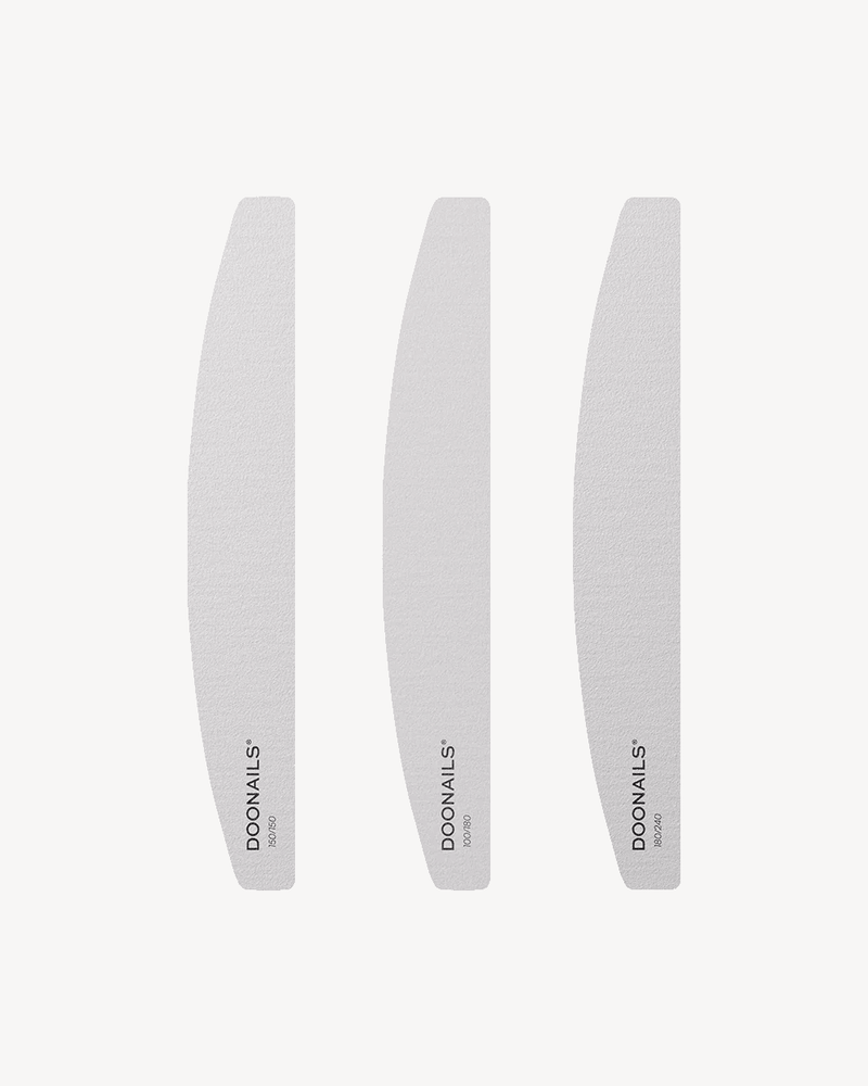 Premium Halbmond Feilen Set - 3 Stk. - Doonails