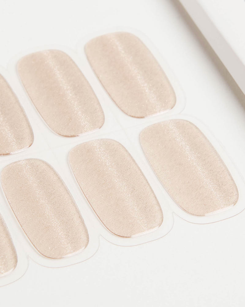 Gold Cat Eye Gel Strips - Doonails
