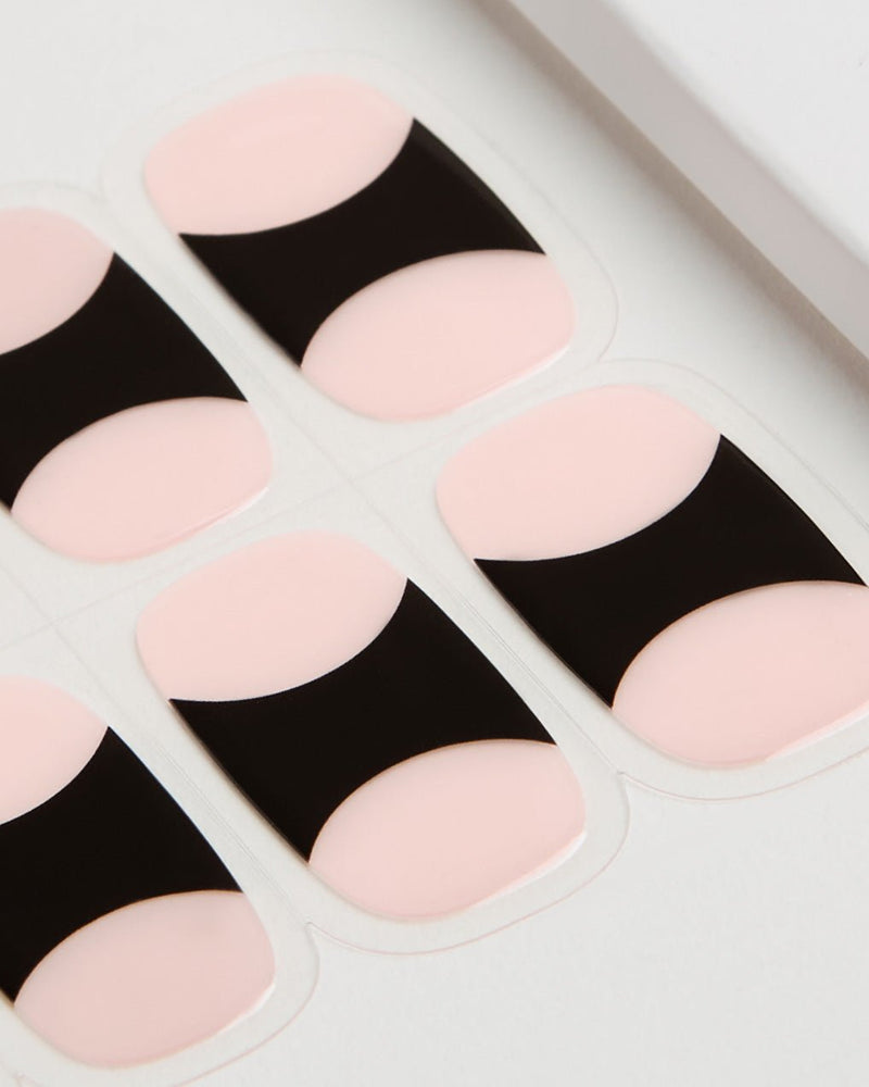 Black French Gel Strips - Doonails