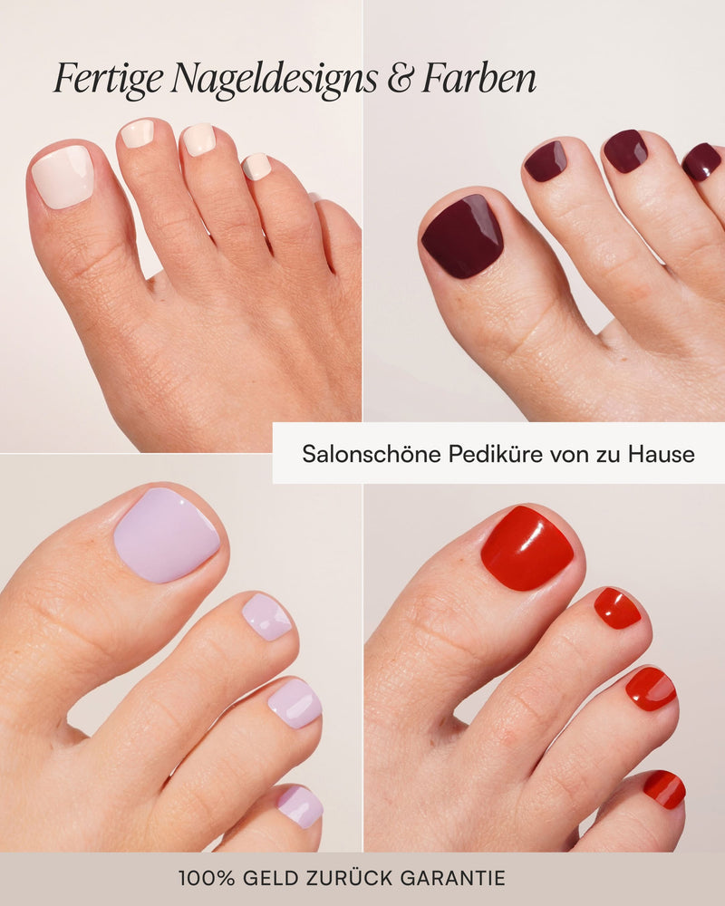Sommer Pediküre Starter Set - Gel Strips - Doonails