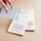 2x Glas-Nagelhautschieber – Doppelendig Für Präzise Maniküre & Pediküre (blau & Pink)
