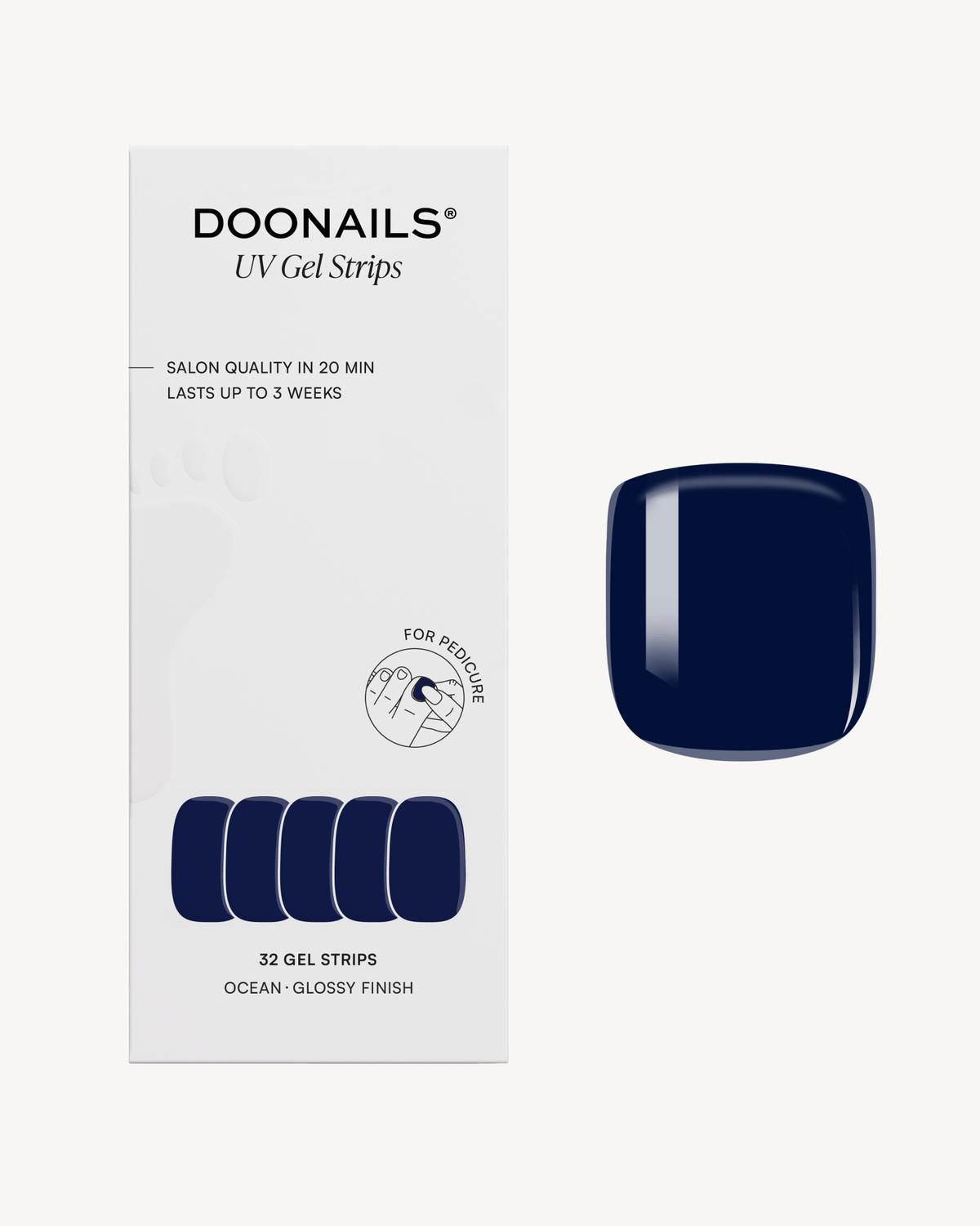Ocean Pediküre Gel Strips - Doonails