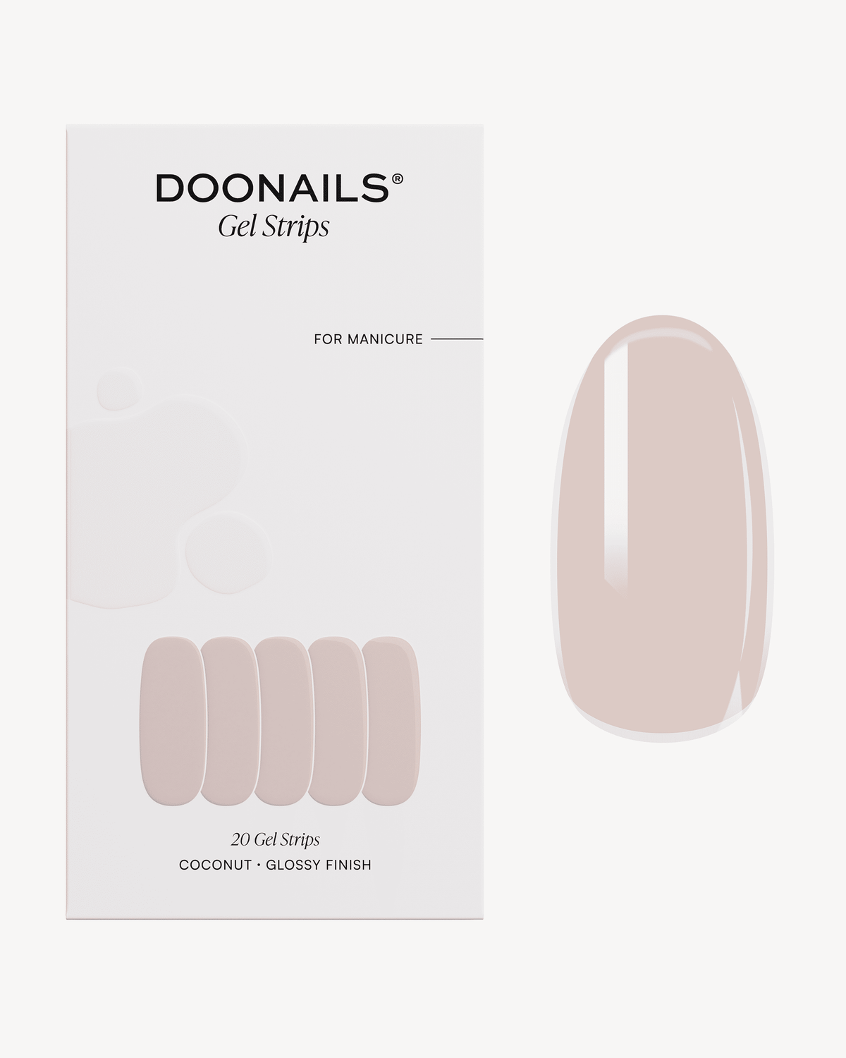 Coconut UV Gel Strips